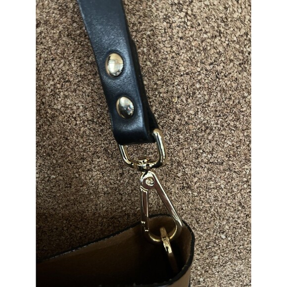 Orla Kiely Tote Bag in Leather and Metallic Brown  Women Tote NWT Anthropologie - Picture 3 of 11